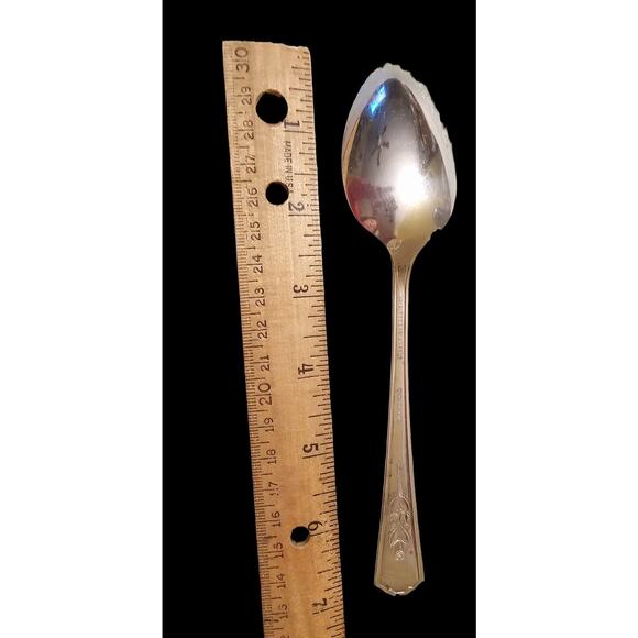 ROSALIE 1938 WM.A. ROGERS A1 PLUS ONEIDA SILVER PLATE Tablespoons Set Of Six - Picture 10 of 10